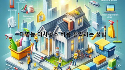 대명동 이사청소, 비용 절약하는 꿀팁!